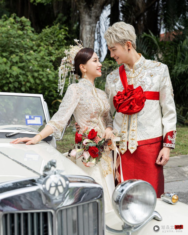 朱浩仁和Gladish举行传统婚礼仪式